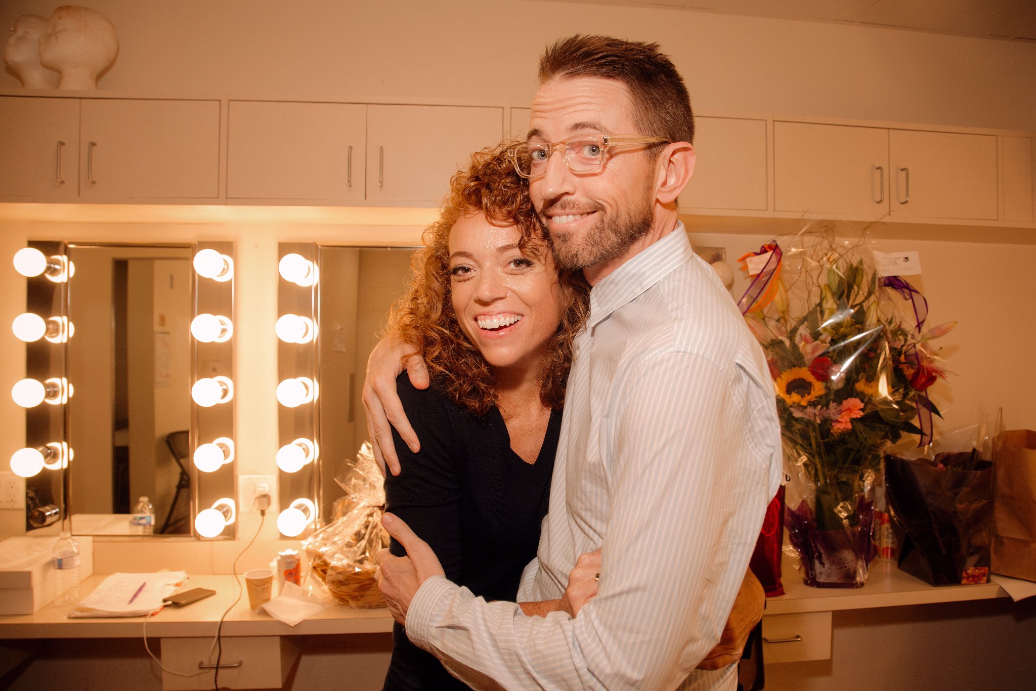 Michelle Wolf and Neal Brennan